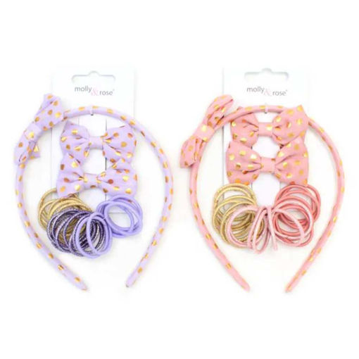Picture of ALICEBAND, BOW CLIPS & ELASTICS SET